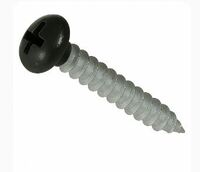 12A X 1 1/4 PHIL PAN SMS ZINC PT.#18 BLACK